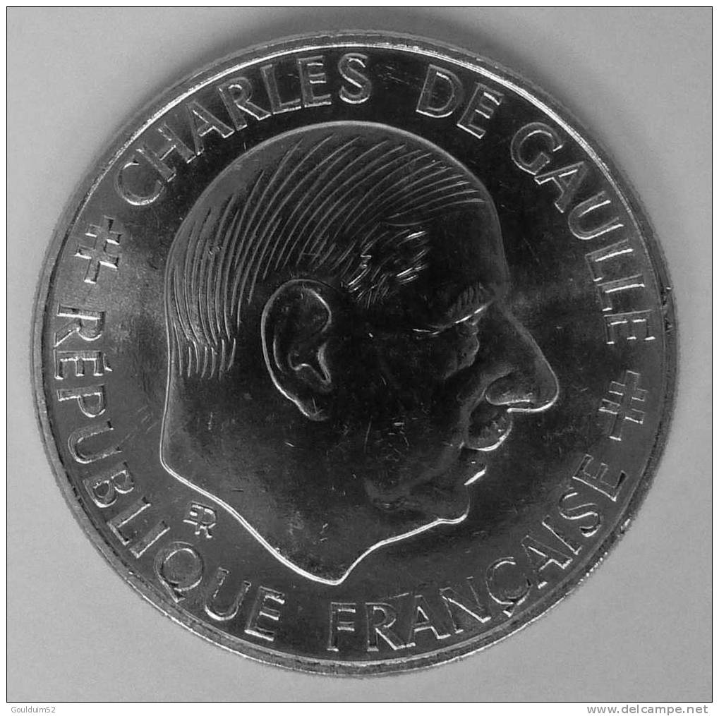 1 Franc 1988  De Gaulle - Gedenkmünzen