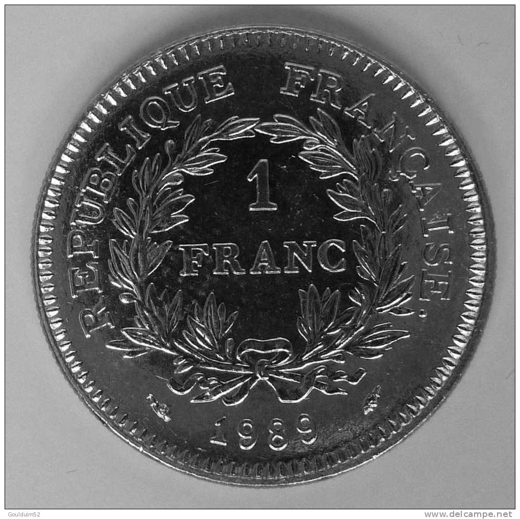 1 Franc 1989  Etats Généraux - Herdenking