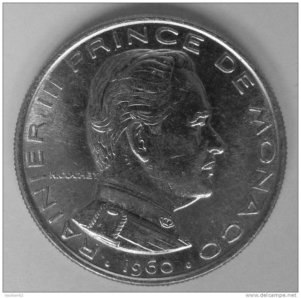 Un Franc 1960    Rainier III - 1960-2001 Franchi Nuovi