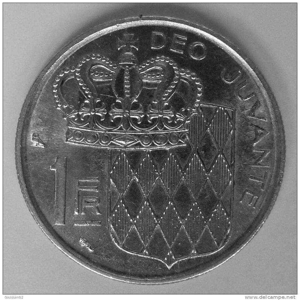 1 Franc 1966   Monaco Rainier III - 1960-2001 Nouveaux Francs