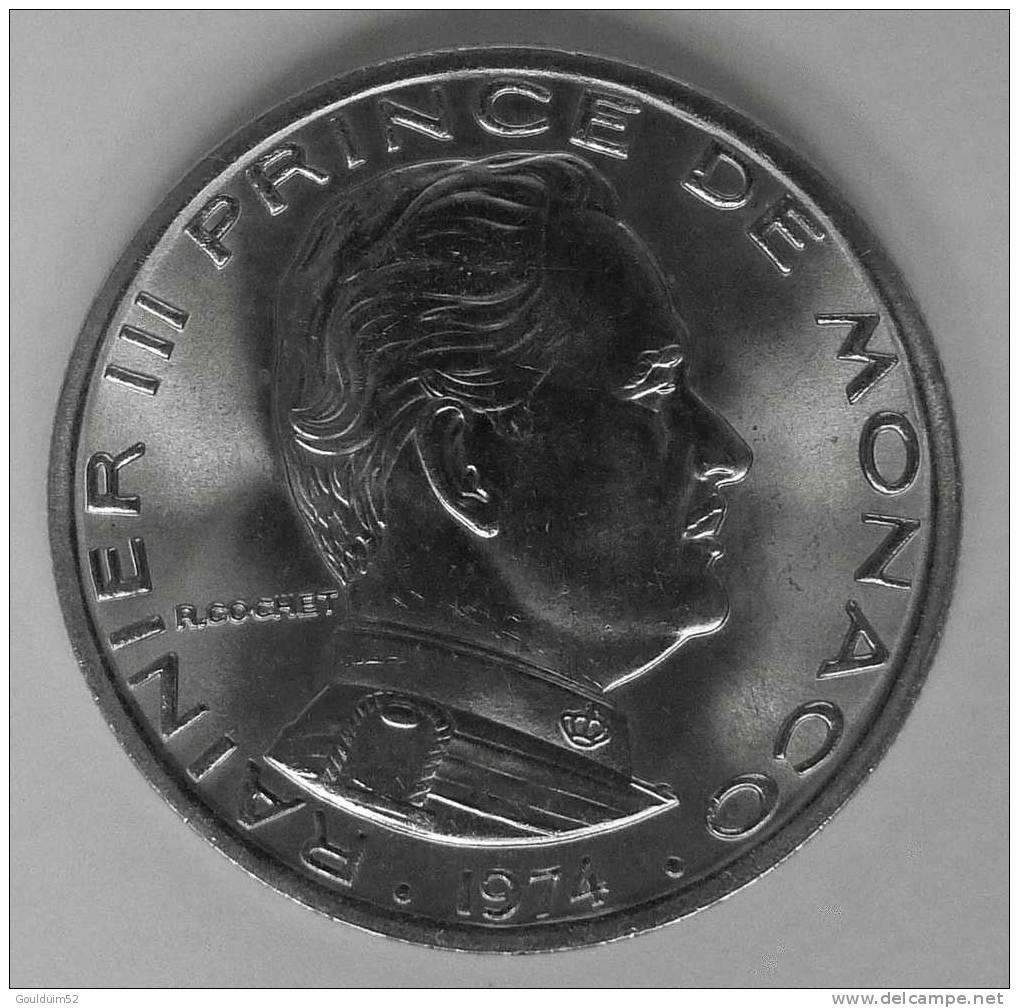5 Francs  1974   Rainier III - 1960-2001 New Francs