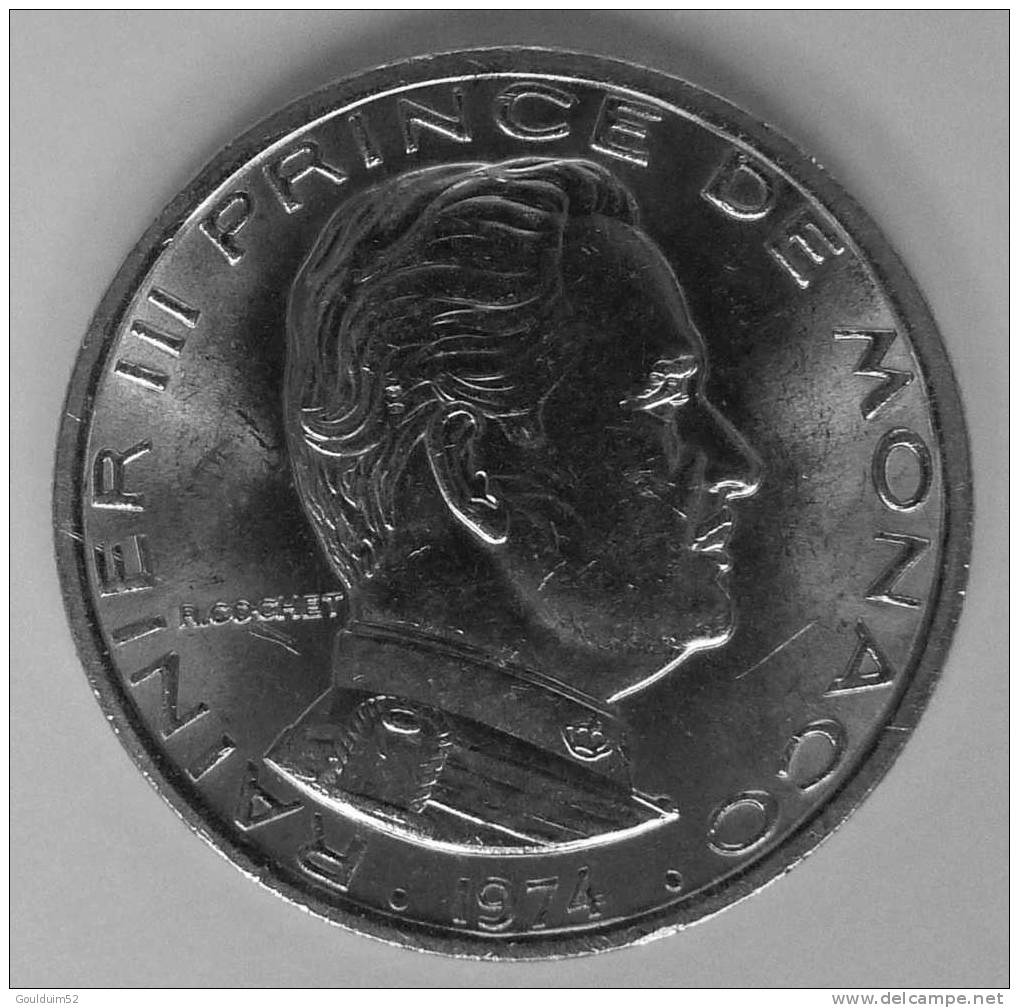 1 Franc 1974   Rainier III - 1960-2001 Nouveaux Francs