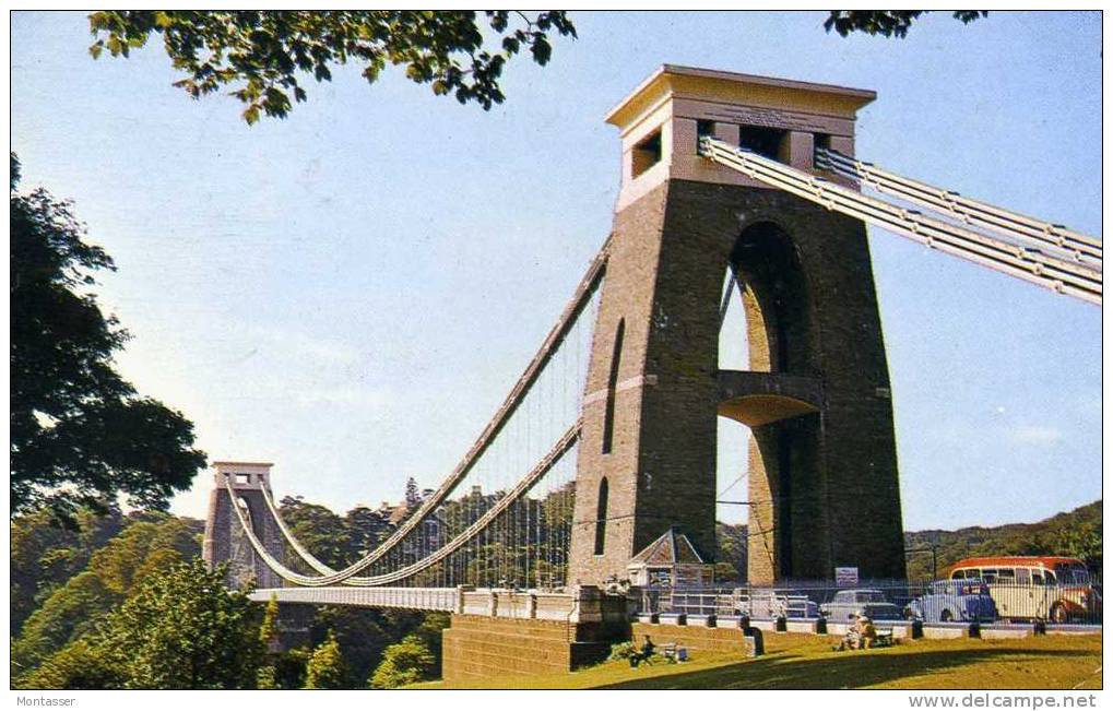 BRISTOL. Clifton Suspension BRIDGE. Posted For TRIESTE (Italy) 196... - Bristol