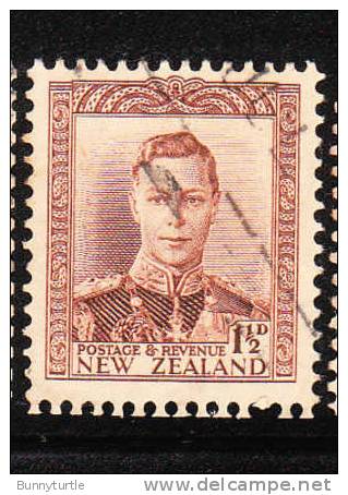 New Zealand 1938-44 KG 1 1/2p Used - Oblitérés