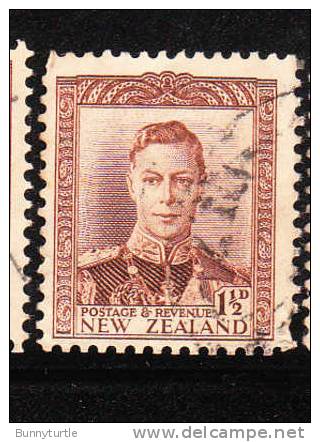 New Zealand 1938-44 KG 1 1/2p Used - Oblitérés