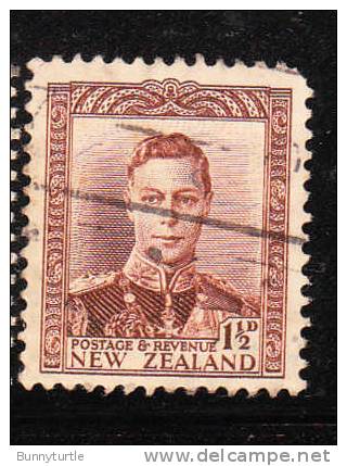 New Zealand 1938-44 KG 1 1/2p Used - Used Stamps