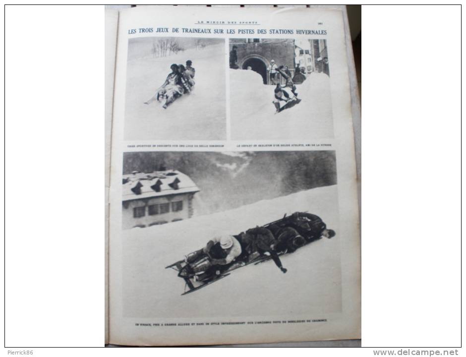 1923 RUGBY A PAU AUTODROME DE MIRAMAS  CROSS DU MANS HISTOIRE DE LA COUPE GORDON BENETT DES AUTOMOBILE CHAMONIX JO - Autres & Non Classés