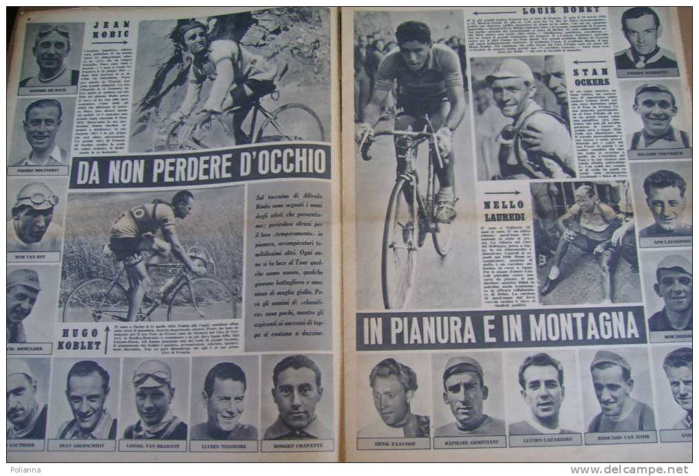 PAM/53  Sport Illustrato N.27 1951 CICLISMO/TOUR DE FRANCE-BARTALI-BOXE-CERASANI-NIVOLA - Sports