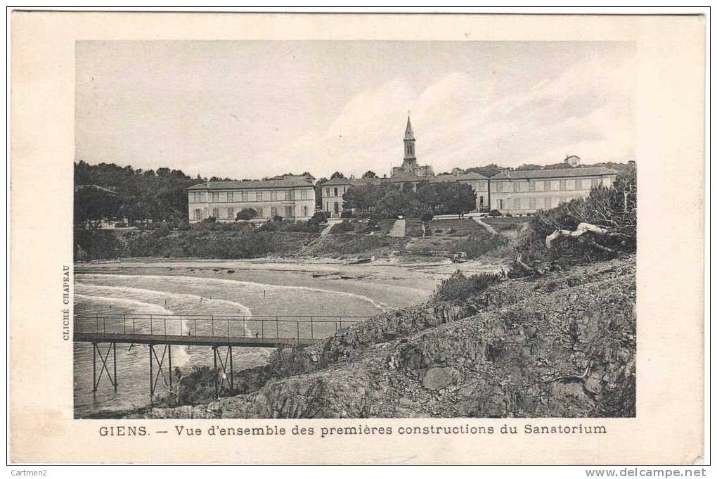 GIENS VUE D'ENSEMBLE DES PREMIERES CONSTRUCTIONS DU SANATORIUM 83 VAR - Andere & Zonder Classificatie