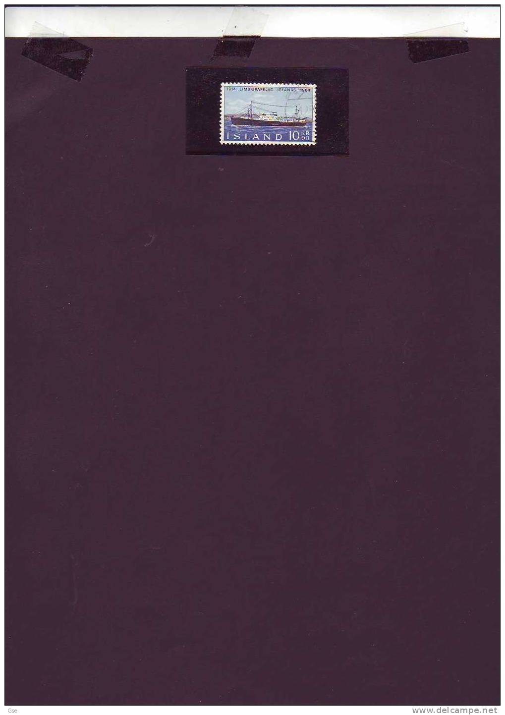 ISLANDA 1964 - Yvert  332°(usato) - - Used Stamps