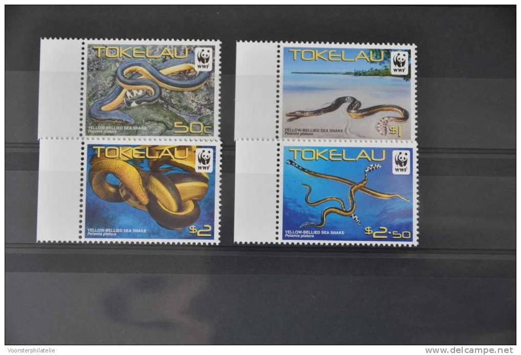 C 71 ++ TOKELAU 2011 WWF  YELLOW SEA SNAKE MNH NEUF ** - Tokelau