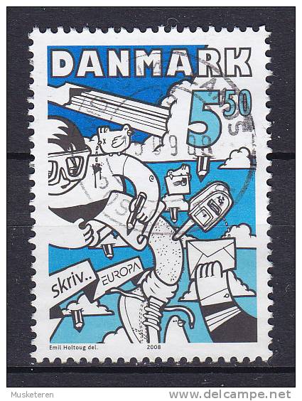 Denmark 2008 Mi. 1500  5.50 Kr  Europa CEPT Write Letters.... - Oblitérés