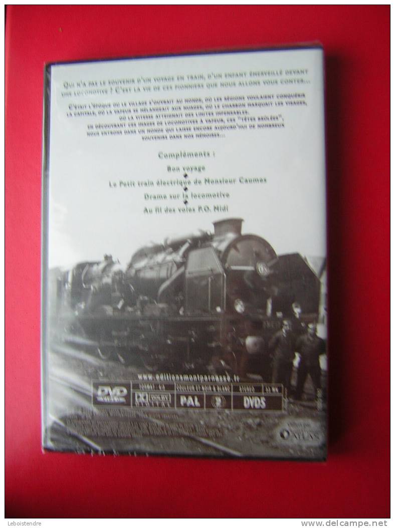 DVD MONTPARNASSE PRODUCTION PRESENTE-MEMOIRES DU CHEMIN DE FER-UN FILM DE GILLES MOISSET-NEUF SOUS CELLOPHANE-EDIT ATLAS - Documentari