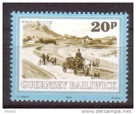 Guernsey Postfris Portzegels 1982 Mi Nr 37 20 P Haven Van COBO - Guernsey