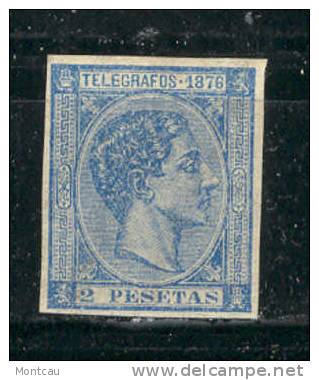 Puerto Rico 1876 - Teleg. 2 Ptas Nuevo S/fij - Puerto Rico