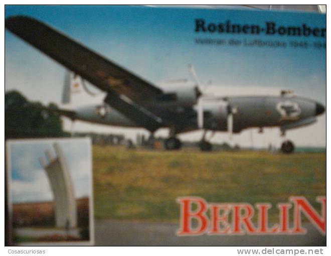 235 BERLINER ROSINEN BOMBER  AVION  POSTCARD   YEARS  1990  OTHERS IN MY STORE - 1946-....: Moderne