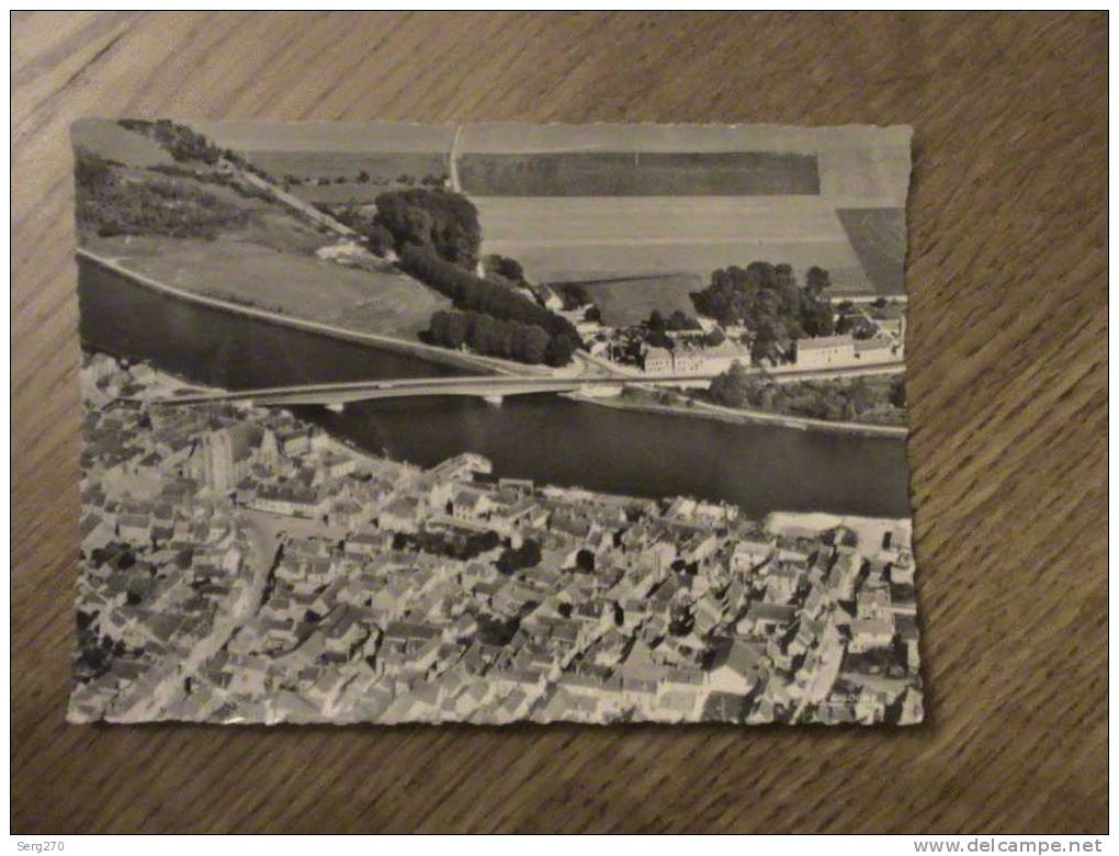 PONT  SUR YONNE EN AVION  PILOTE OPERATEUR   R HENRARD  1958 - Pont Sur Yonne