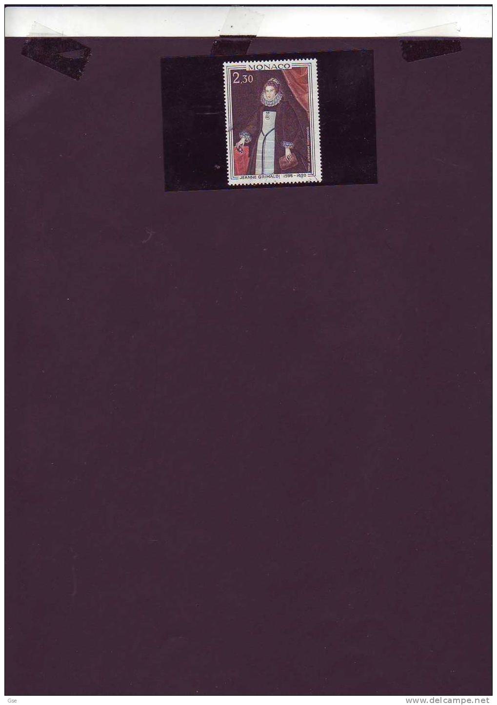 MONACO  1968 - Yvert  771° - Arte - Principe - Gebraucht