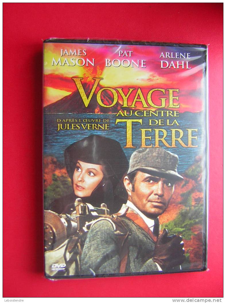 DVD -VOYAGE AU CENTRE DE LA TERRE D'APRES JULES VERNE-JAMES MASON-PAT BOONE-ARLENE DAHL-NEUF SOUS CELLOPHANE / BLISTER - Action, Adventure