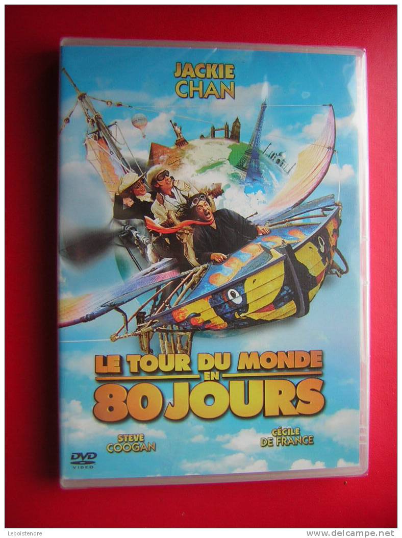 DVD-LE TOUR DU MONDE EN 80 JOURS-JACKIE CHAN-STEVE COOGAN CECILE DE FRANCE-NEUF SOUS CELLOPHANE / BLISTER EDITIONS ATLAS - Action & Abenteuer