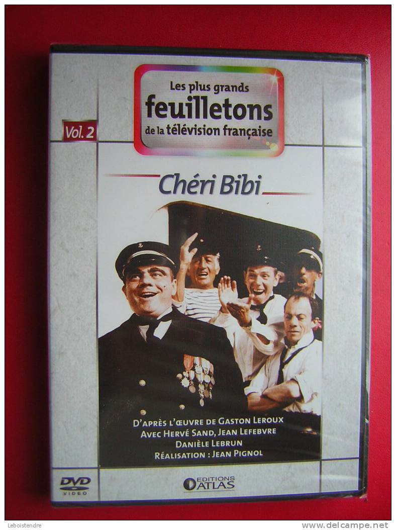 DVD-LES PLUS GRANDS FEUILLETONS DE LA TELEVISION FRANCAISE-CHERI BIBI-VOL 2-NEUF SOUS CELLOPHANE-EDITIONS ATLAS - TV-Serien