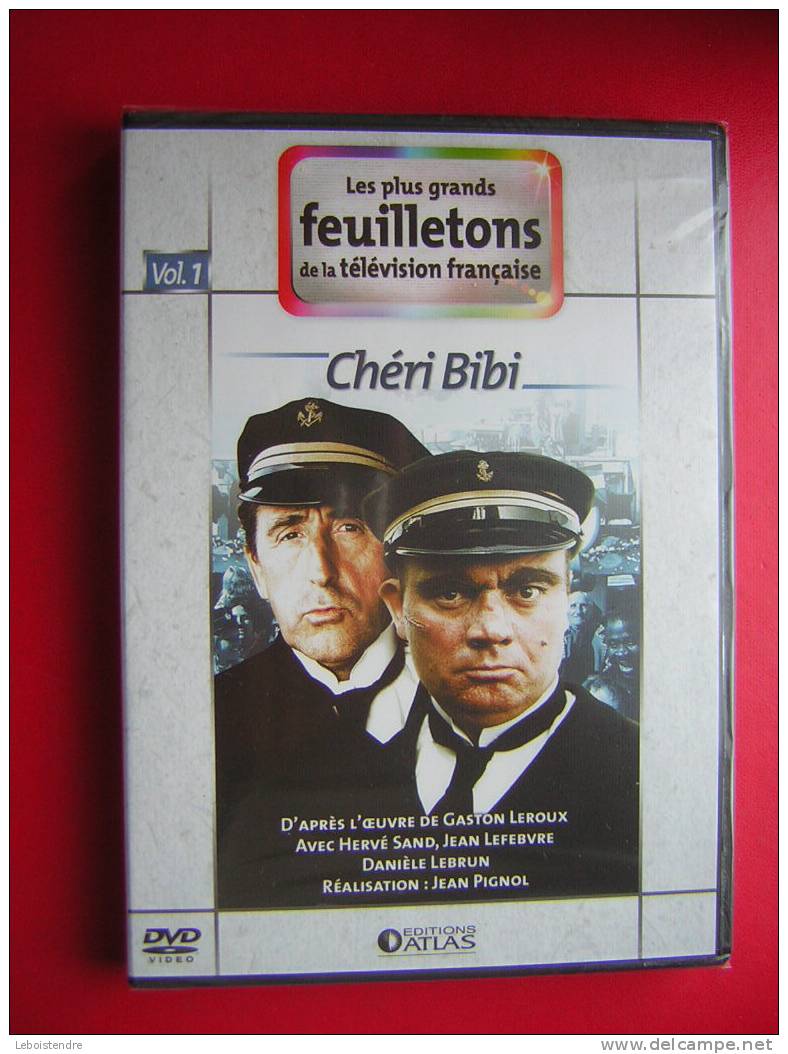 DVD-LES PLUS GRANDS FEUILLETONS DE LA TELEVISION FRANCAISE-CHERI BIBI-VOL 1-NEUF SOUS CELLOPHANE-EDITIONS ATLAS - TV-Serien