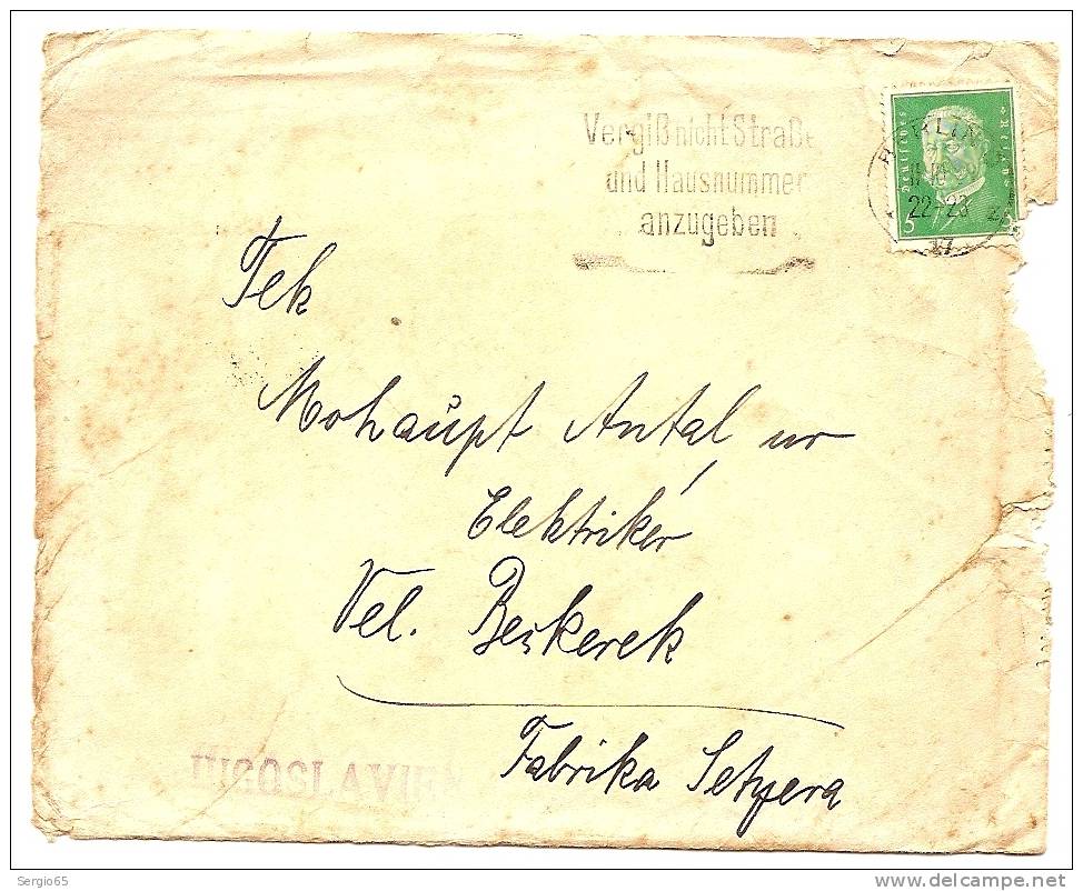 Cover - Traveled - 1923th - Sonstige & Ohne Zuordnung