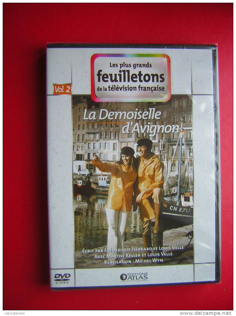 DVD-LES PLUS GRANDS FEUILLETONS DE LA TELEVISION FRANCAISE-LA DEMOISELLE D'AVIGNON-VOL 2-NEUF SOUS CELLOPHANE-ATLAS - TV-Serien