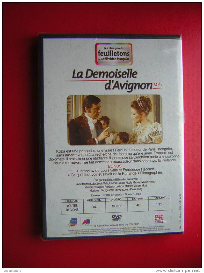 DVD-LES PLUS GRANDS FEUILLETONS DE LA TELEVISION FRANCAISE-LA DEMOISELLE D´AVIGNON-VOL 1-NEUF SOUS CELLOPHANE-ATLAS - Séries Et Programmes TV