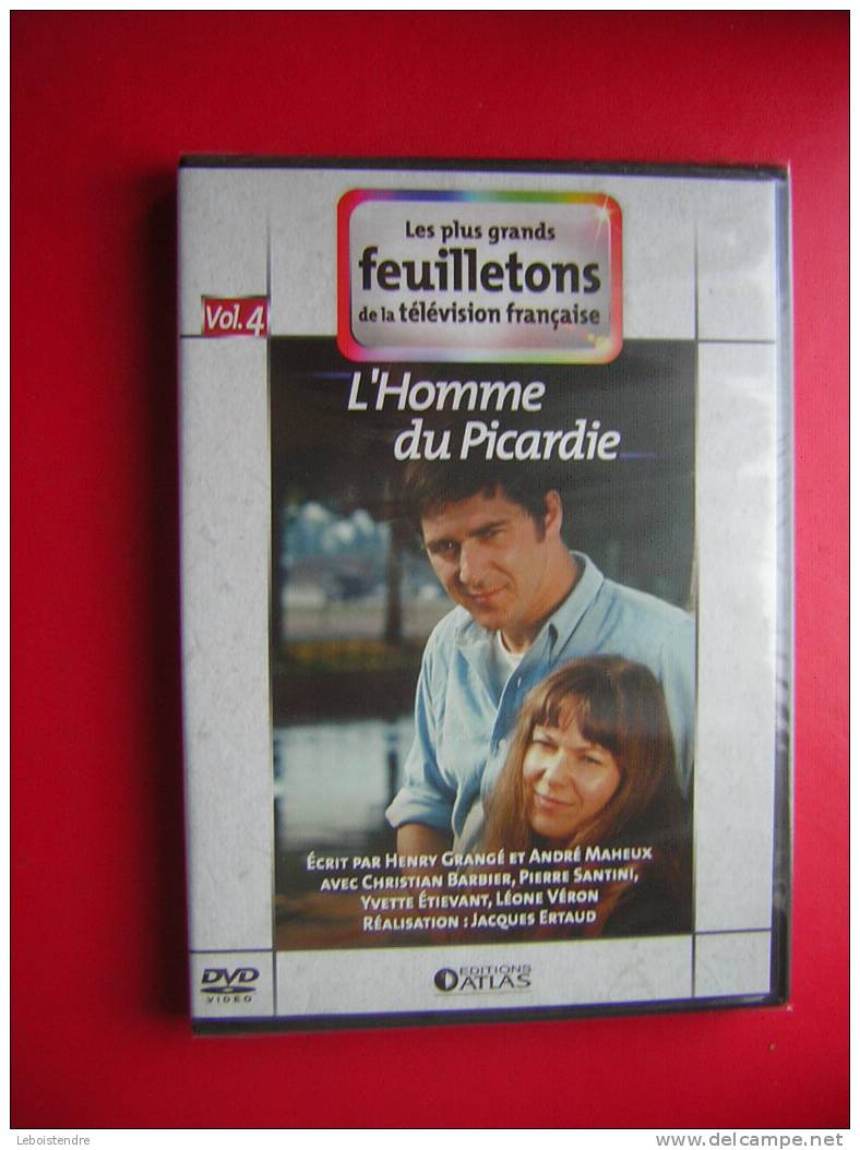 DVD-LES PLUS GRANDS FEUILLETONS DE LA TELEVISION FRANCAISE-L´HOMME DU PICARDIE-VOL 4-NEUF SOUS CELLOPHANE-ATLAS - Séries Et Programmes TV