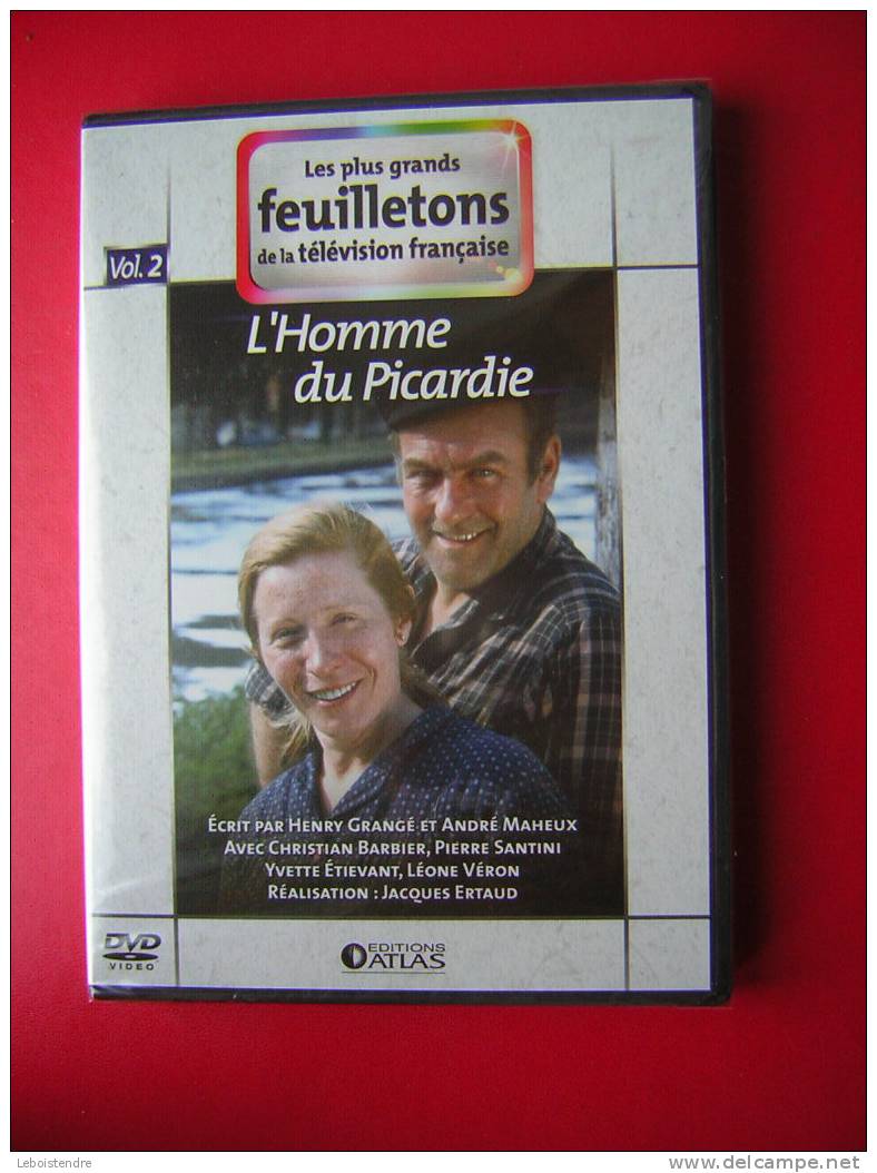 DVD-LES PLUS GRANDS FEUILLETONS DE LA TELEVISION FRANCAISE-L´HOMME DU PICARDIE-VOL 2-NEUF SOUS CELLOPHANE-ATLAS - Séries Et Programmes TV