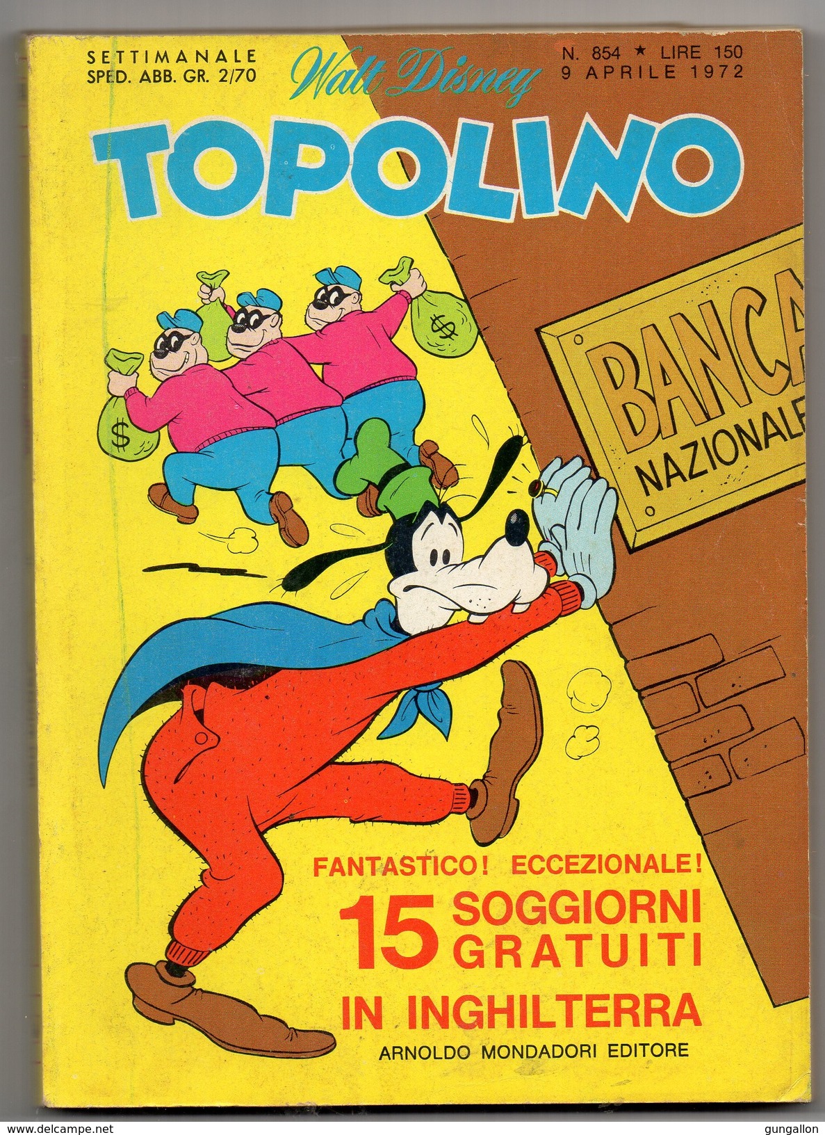 Topolino (Mondadori 1972) N. 854 - Disney