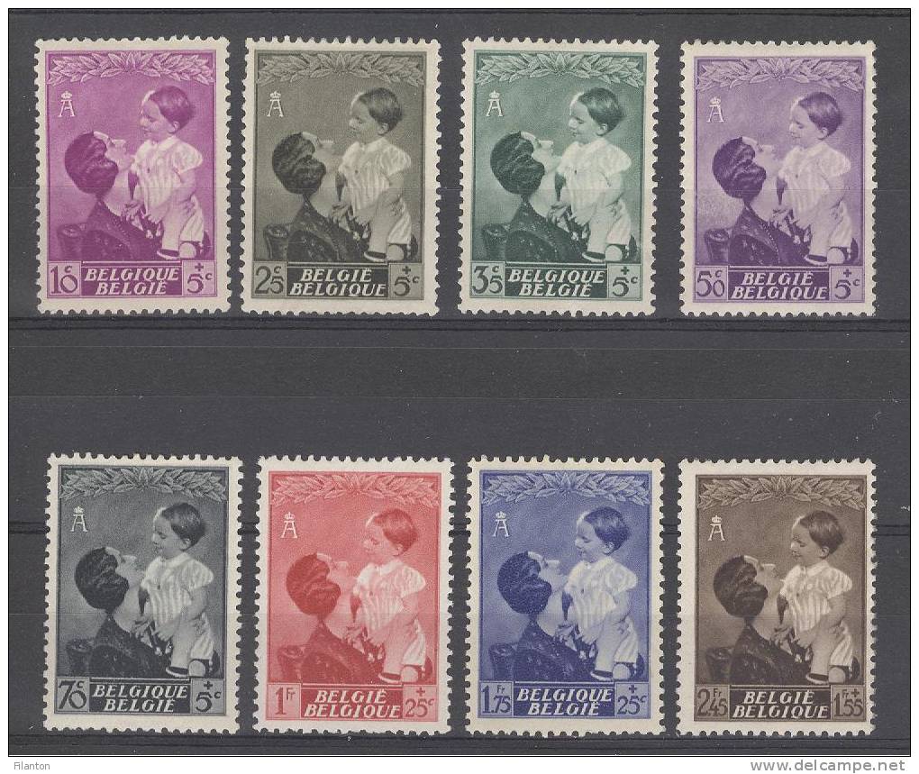 BELGIE - OBP Nr 447/454 - Astrid En Boudewijn - MH* - Cote 14,00 € - Unused Stamps