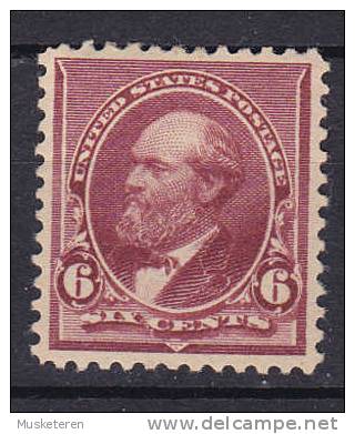 United States 1890 Mi. 66    6 C James A. Garfield MLH* - Ongebruikt