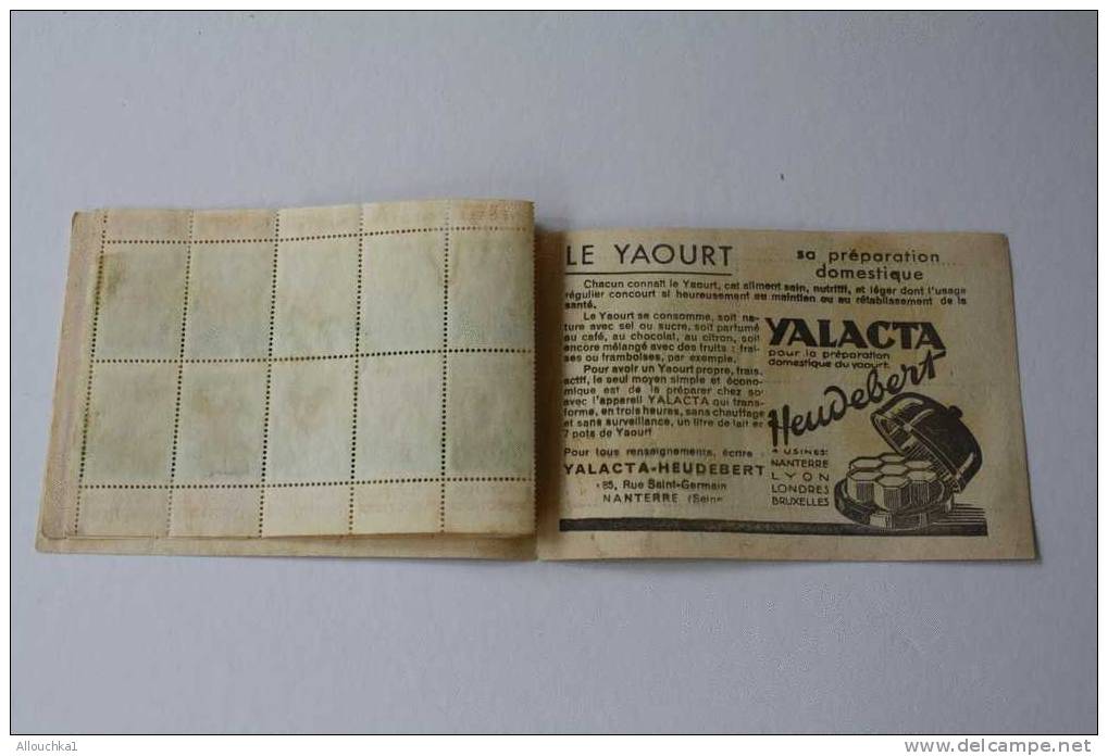 1932 > CARNET DE 20 VIGNETTES :COMITE NATIONAL CONTRE LA TUBERCULOSE>ANTITUBERCULE UX>ERRINOPHILIE  COMPLET >Publicité - Blocs & Carnets