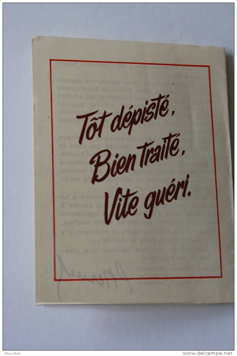1969/70 > CARNET DE 10 VIGNETTES :COMITE NATIONAL CONTRE LA TUBERCULOSE>ANTITUBERCULE UX COMPLET >ERRINOPHILIE>Publicité - Blocks & Sheetlets & Booklets