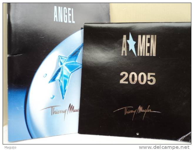 MUGLER " A*MEN" CALENDRIER 2005 + LIVRET " ANGEL" LIRE !!! - Miniaturas Hombre (sin Caja)