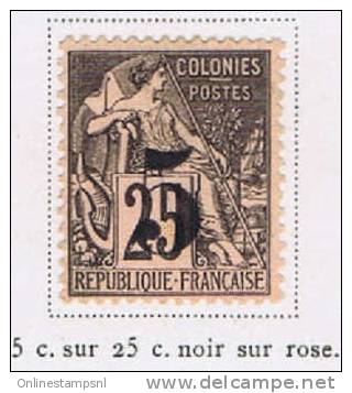 Cochinchine   1887 Yv 4 / Maury 4, Neuf Avec ( Ou Trace De) Charniere,  Bon Centrage - Neufs