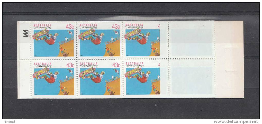 Australia  -  1990.  Skateboard.  Carnet  MNH  Perfect - Skateboard