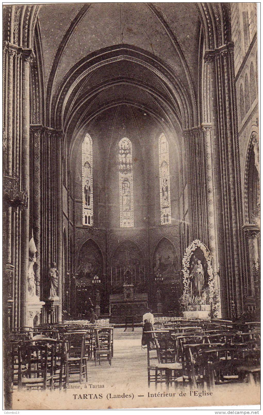 40 TARTAS INTERIEUR DE L'EGLISE - Tartas