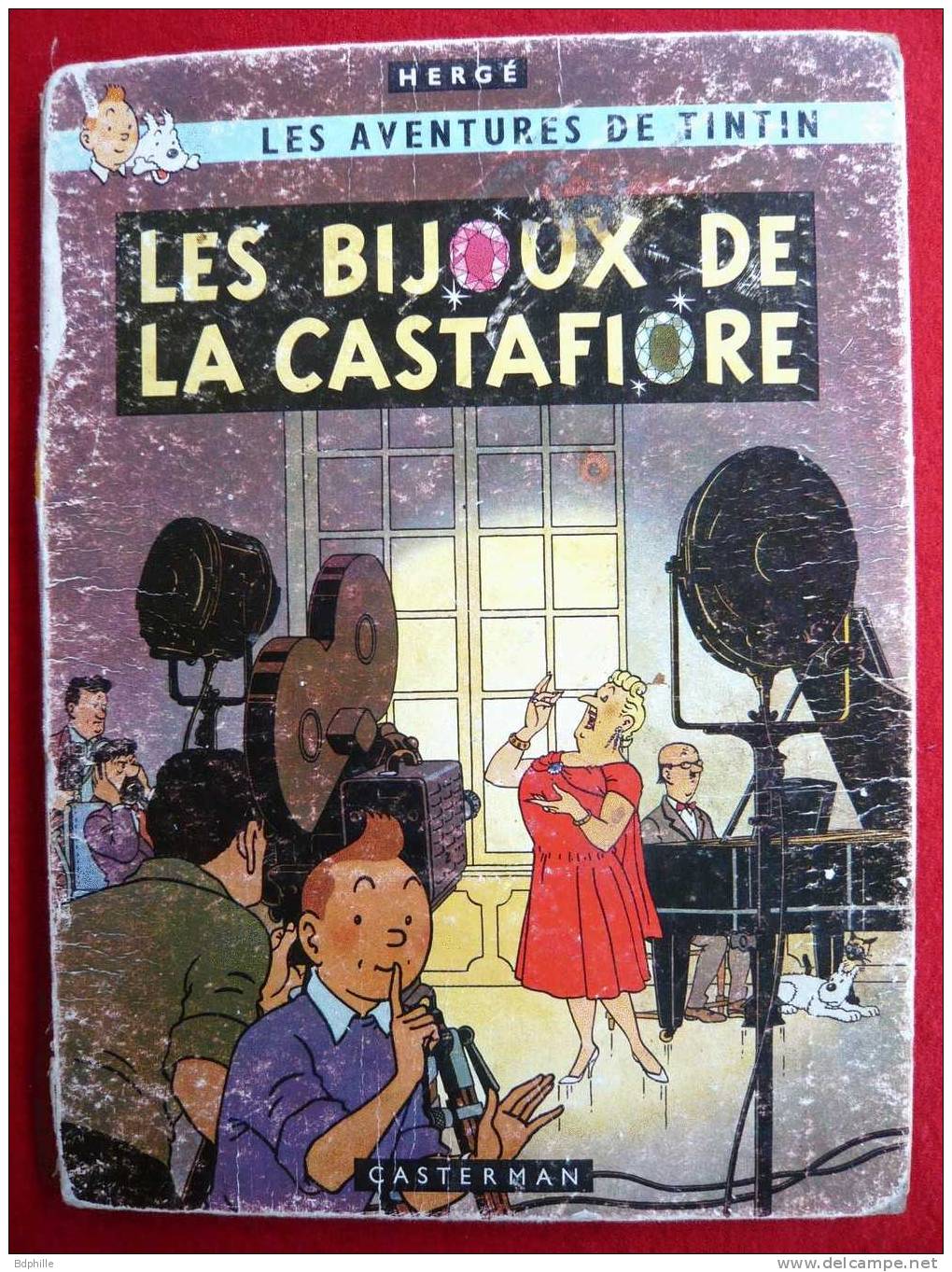 TINTIN Les Bijoux De La Castafiore B34 De 1963 E.O Francaise Imprimeur DANEL N° 4560 - Tintin