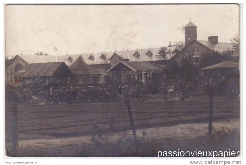 CARTE PHOTO ALLEMANDE  LEICHTKRANKEN  ABT. ST ANDREAS  1916  SINT ANDRIES   SAINT ANDRE ABBAYE DE ZEVENKERKEN - Brugge