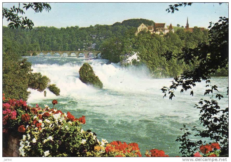 Suisse, SH Schaffhouse, Rheinfall Mit Schloss Laufen, Circulé Oui - Schaffhouse