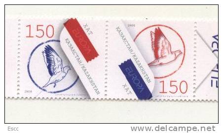 Mint Stamps Europa CEPT 2008 From Kazakhstan - 2008