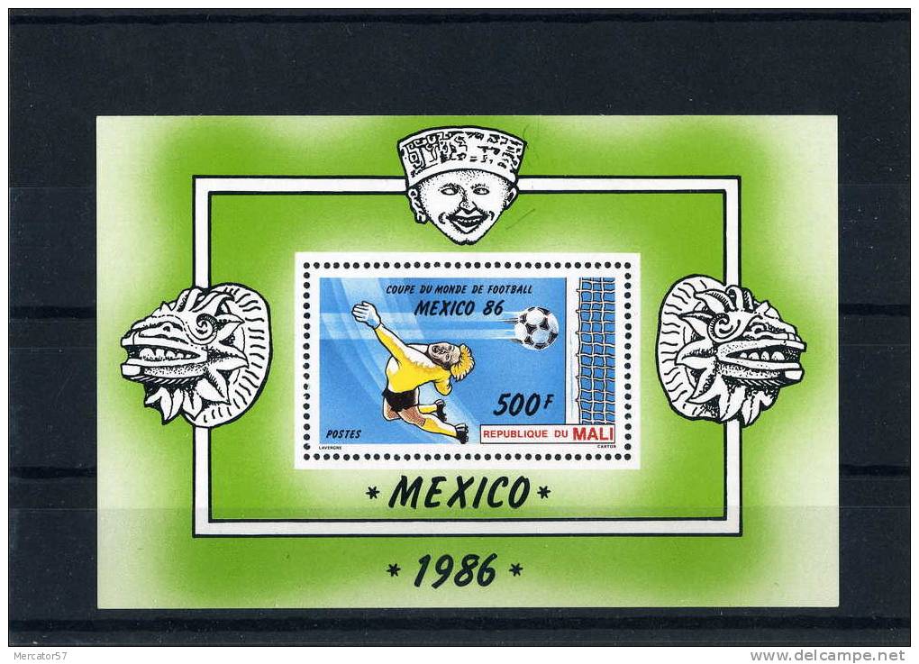 MALI Bloc 24 MEXICO 86 - 1986 – Mexico