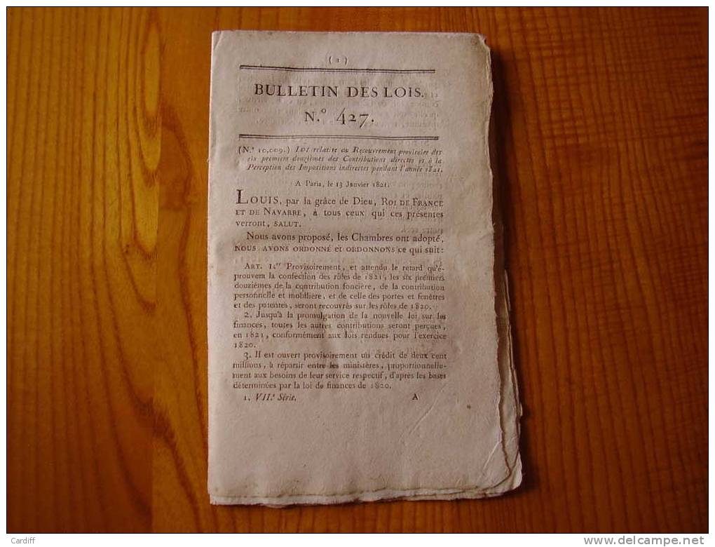 Bulletin Des Lois : Création Académie Royale De Médecine . Annulation Mandement Evêque De Poitiers Pour Abus.....16 P. - Décrets & Lois