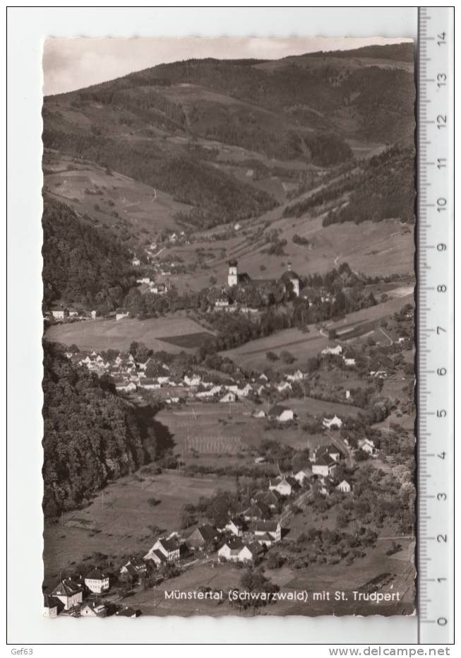 Münstertal Mit St. Trudpert (1964) - Münstertal