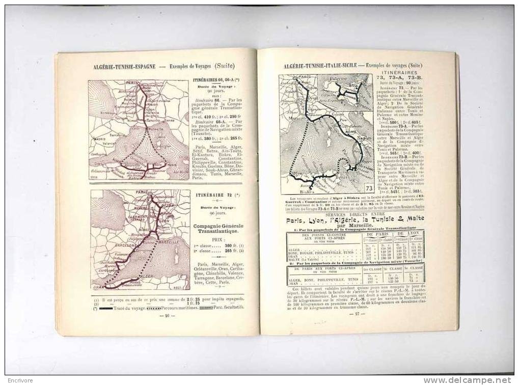 chemin de fer Paris Lyon Mediterranée nice monaco menton alger ospedaletti hyeres vallauris golfe juan 1902 1903