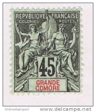 Grande Comore 1900   Yv  18 / Maury 19   Neuf Avec ( Ou Trace De) Charniere, - Altri & Non Classificati