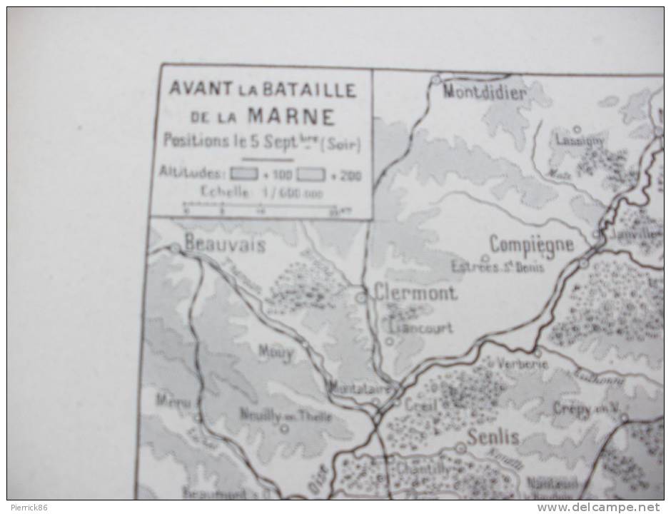 NOYON BATAILLE DE LA MARNE ESTERNAY MEAUX GONDRECOURT Paru dans HISTOIRE ILLUSTREE GUERRE 1914